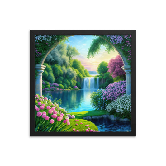 Waterfall with whimsy